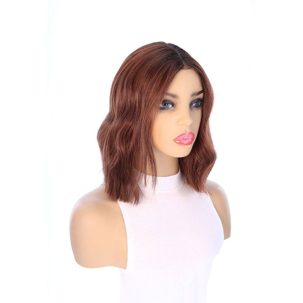 14" Divine Lace Top Wig Auburn w/ Partial Rooting - Image 6